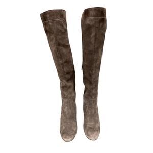 Corso Como Brown Suede Tall Boots 7M Festival Western